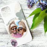 Geluk is.. Foto | Abstracte Pop Art Flowers Case-Mate iPhone Case<br><div class="desc">Definieer geluk met een van je favoriete foto's. Je afbeelding is gezet in een rond lijst met de woorden "geluk is... ". Een modern en vrouwelijk, abstract design met roze en groene pop kunstbloemen, verfspatten en casual handgeschreven stijltypografie. Ontworpen voor de iPhone 12 Pro Max, maar past in veel andere...</div>