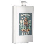 Geluk is geen wifi backpacken flacon (Rechts)