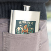 Geluk is geen wifi backpacken flacon (Voorbeeld)