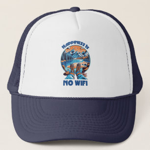 Geluk Is Geen Wifi Wandelende Schoenen Trucker Pet