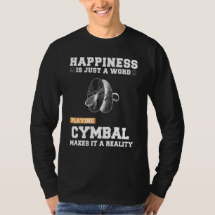 Geluk Is Gewoon Een Woord Het Spelen Van Een Bekke T-shirt