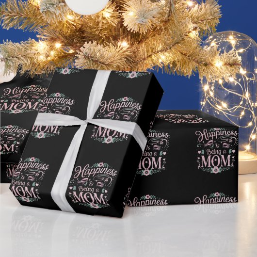 Geluk is het feit dat ik een moeder ben Moederdag Cadeaupapier (Feestdagen)