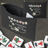 Geluk is het spelen van Mah Jong met de zwarte mei Etui