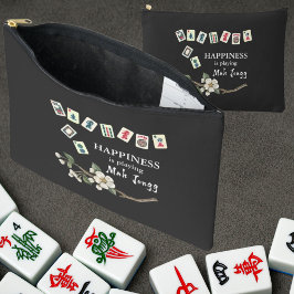 Geluk is het spelen van Mah Jong met de zwarte mei Etui