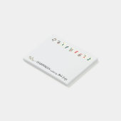 Geluk is het spelen van Mah Jongg Post-it® Notes (Schuin)