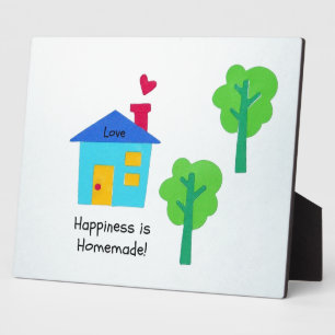 Geluk is Homemade. Fotoplaat