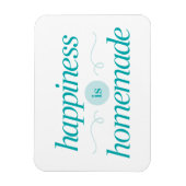 Geluk is Homemade Magneet (Verticaal)