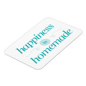 Geluk is Homemade Magneet (Linkerzijde)
