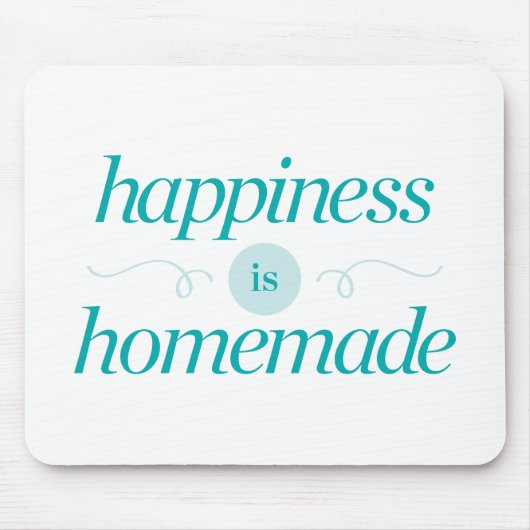 Geluk is Homemade Muismat (Voorkant)