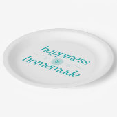 Geluk is Homemade Papieren Bordje (Gekanteld)