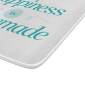 Geluk is Homemade Snijplank (Hoek)