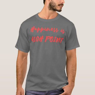 Geluk is hoogtepunt t-shirt