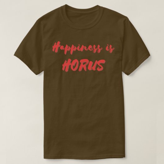 Geluk is Horus T-shirt (Design voorkant)
