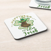 Geluk is Iers zijn Drankjes Onderzetter (Linkerzijde)