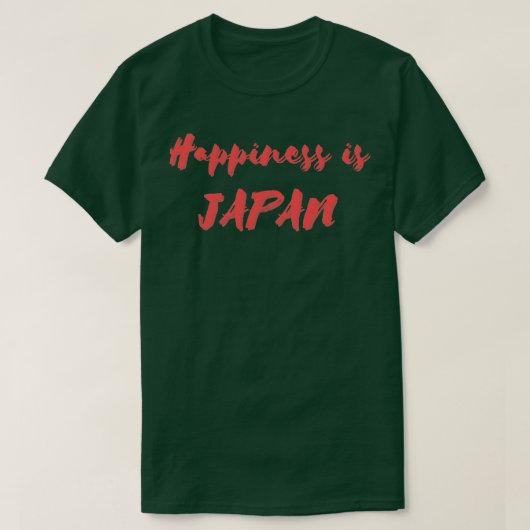 Geluk is Japan T-shirt (Design voorkant)