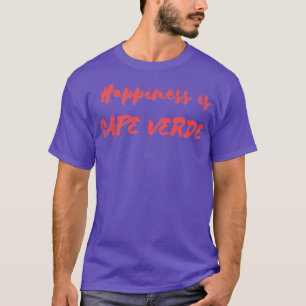 Geluk is Kaapverdië T-shirt