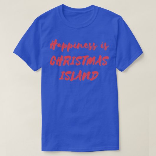 Geluk is Kersteiland T-shirt (Design voorkant)