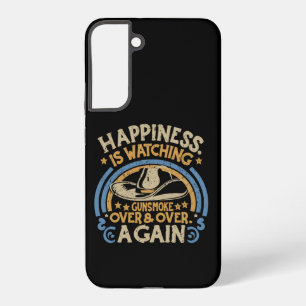 Geluk is kijken Gunsmoke Funny Cowboy Pet Samsung Galaxy Hoesje