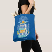 Geluk is koffie en boeken - Bright Blue Tote Bag (Dichtbij)