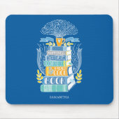 Geluk is koffie en boeken muismat (Voorkant)