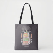 Geluk is koffie en boeken - Pastel Kleuren Tote Bag (Voorkant)