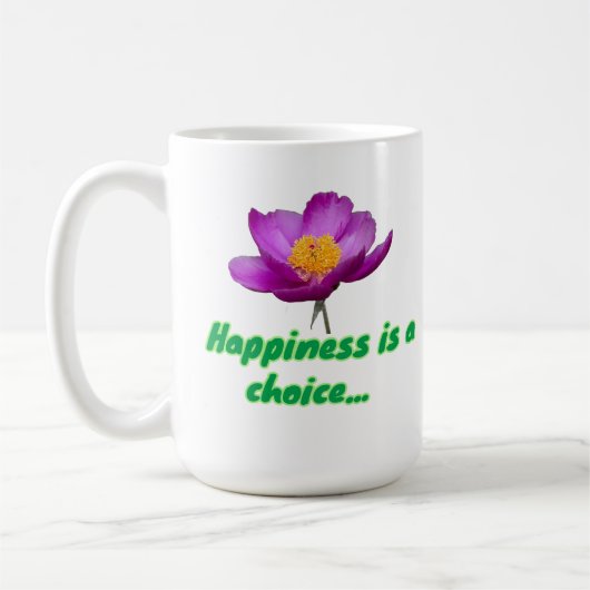 Geluk is  koffiemok (Links)