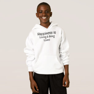 Geluk is liefhebben en geliefd zijn T-shirt