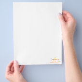 Geluk is mijn moeders ovenschotel flyer (Hand)