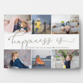 Geluk is | Nana 6 Foto Collage Easel Fotoplaat (voorkant)