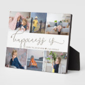 Geluk is | Nana 6 Foto Collage Easel Fotoplaat (Zijkant)