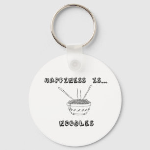 Geluk is Noodles Sleutelhanger