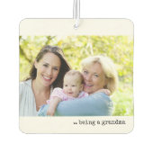 Geluk is oma zijn | 2 Foto Luchtverfrisser (Achterkant)