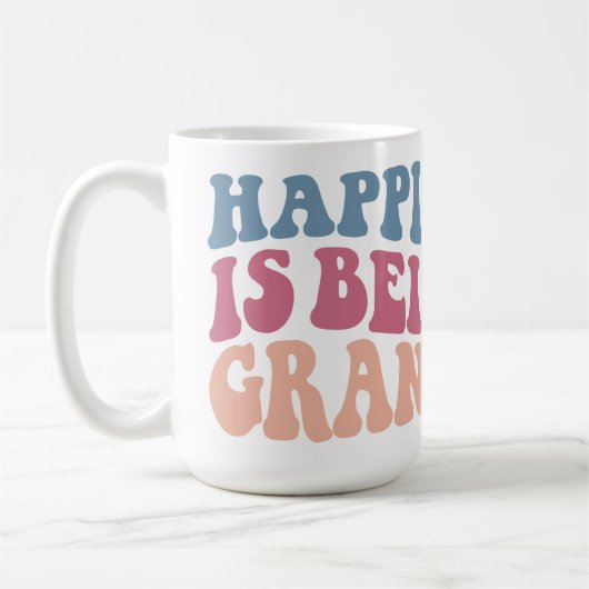 Geluk is oma zijn! koffiemok (Links)
