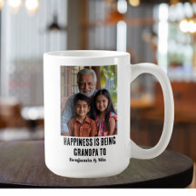 Geluk is Opa zijn van Naam Familie Foto