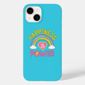 Geluk is Power Rainbow Case-Mate iPhone Case (Achterkant)