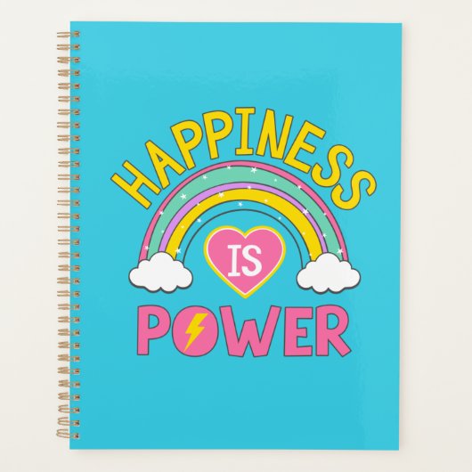 Geluk is Power Rainbow Planner (Voorkant)