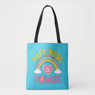 Geluk is Power Rainbow Tote Bag