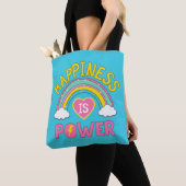 Geluk is Power Rainbow Tote Bag (Dichtbij)