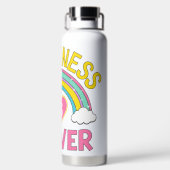 Geluk is Power Rainbow Waterfles (Achterkant)