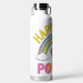 Geluk is Power Rainbow Waterfles (Voorkant)