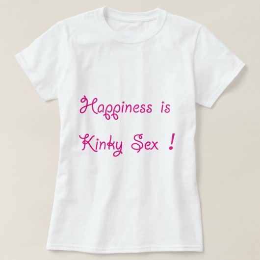 Geluk is t-shirt (Design voorkant)