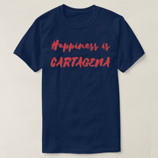 Geluk is tagena t-shirt (Design voorkant)
