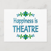 Geluk is Theater Briefkaart (Voorkant)