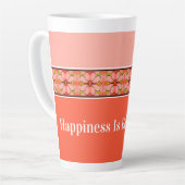 Geluk is thuis latte mok (Linkerhoek)