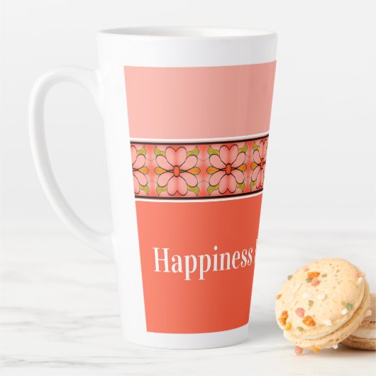 Geluk is thuis latte mok (In situ)