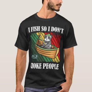 Geluk is vissen, gelukkige hengelaar t-shirt