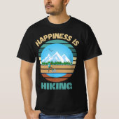 GELUK IS WANDELEN T-SHIRT (Voorkant)