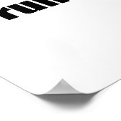 Geluk is wanneer uw code zonder fout loopt poster (Hoek)