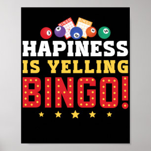 Geluk is... Ying Bingo! Funny Lucky Poster
