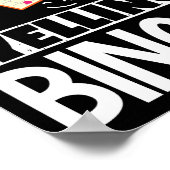 Geluk is... Ying Bingo! Funny Lucky Poster (Hoek)